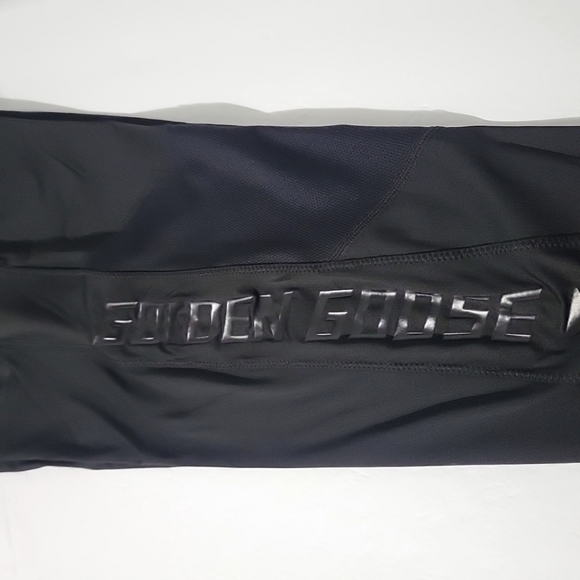 Golden Goose Women's Logo Print Cropped Leggings Size Medium - Picture 14 of 16